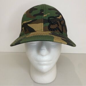 Fox Racing Flex Fit L / XL Hat Camo Ball Cap Fitted